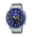 Herrenuhr CASIO EDIFICE EFV-C110D-2AVEF Edelstahl Anadigit Blau Chrono Timer