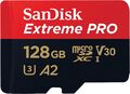 NEU - SanDisk 128GB Extreme PRO Micro SD 190MB/s U3 V30 8K Speicherkarte & Adapter