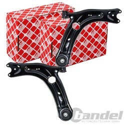 2X FEBI QUERLENKER SATZ UNTEN VORNE PASSEND FÜR AUDI Q3 CUPRA ATECA FORMENTOR