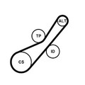 Continental ContiTech 6PK800K2 Keilrippenriemensatz für FORD FOCUS III Turnier