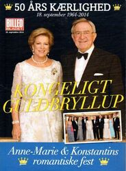2014 Royal Anne-Marie & Konstantin Goldene Hochzeit Kongeligt Guldbryllup