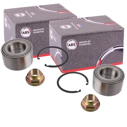 2x A.B.S. RADLAGER-SATZ VORNE BEIDSEITIG passend für MAZDA 6 CX-7 CX-9