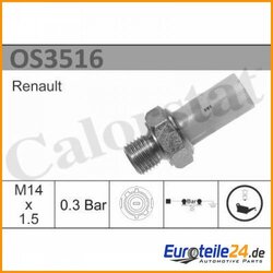 Öldruckschalter CALORSTAT BY VERNET OS3516 für Renault 25