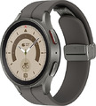 Samsung Galaxy Watch5 Pro 45 mm Titangehäuse grey titanium am Sportarmband M/L g