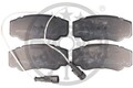 Bremsbelagsatz  Scheibenbremse hinten Optimal BP 12303 passend für NISSAN