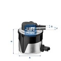 Kraftstofffilter UFI 55.170.00 Filtereinsatz für VOLVO MAZDA FORD FIESTA FOCUS 2