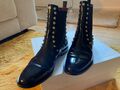 Céline Chelsea boots Stiefelette flach schwarz Gr. 37 mit Nieten