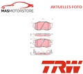 SATZ BREMSBELÄGE BREMSKLÖTZE VORNE TRW GDB3420 P FÜR HYUNDAI ACCENT III,I20