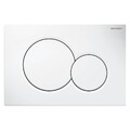 Geberit Betätigungsplatte Sigma 01 Weiß, 2-Mengen-Spülung
