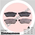 ZIMMERMANN Bremsbelagsatz, Scheibenbremse 21312.130.1 für HONDA
