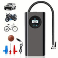 LCD Elektrische Akku Luftpumpe 0-150PSI Auto Reifen Druckluft Fahrrad Kompressor