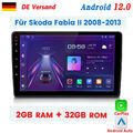 Carplay Für Skoda Fabia II 2008-2013 Autoradio GPS Navi BT Android12 DAB+ 2+32GB