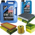 INSPEKTIONSKIT FILTER LIQUI MOLY ÖL 6L 5W-30 für Nissan Almera Tino V10 2.2 dCi