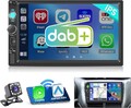 7" IPS Doppel 2 DIN DAB+ Autoradio Apple CarPlay Android Auto FM Bluetooth USB