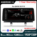 12,3'' 128G CarPlay Android 14 DAB+ Autoradio GPS SWC DAB Für BMW X5 F15 X6 F16