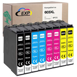 Druckerpatronen Set für Epson 603 XL XP2100 XP3100 XP4100 WF2830 WF2810 WF2850
