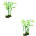  Set of 2 Aquarium Pflanzen Künstliche Aquariumpflanzen Aquariumdekorationen