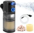 Aquarium Innenfilter Kompakt Filter Schwammfilter Aquarien 500/1500L/H Pumpe DHL