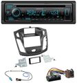 Kenwood Bluetooth DAB CD MP3 USB Autoradio für Ford Focus (DYB, 2011-2014)