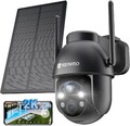 YESYAMO 2K Überwachungskamera Aussen Akku 355°/90° Pan Tilt WLAN Kamera mit