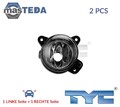 19-0518-01-2 NEBELSCHEINWERFER PAAR SET TYC 2PCS FÜR SKODA FABIA I