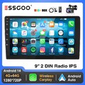 9" Android 14 DAB+ Carplay Autoradio GPS Navigation IPS Screen 4+64G 2 DIN Kam