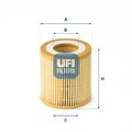 UFI Ölfilter 25.191.00 für FORD