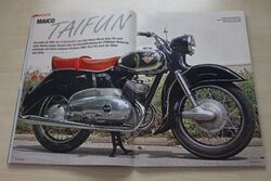 MO Klassik Motorrad 1060) Maico Taifun in einer seltenen Vorstellung auf 8 Seite