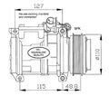 NRF 32048 Compressor, air conditioning for BMW