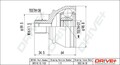 Gelenk Satz Antriebswelle für Audi VW Bentley Dr!Ve+ Dp2110.10.1103 2002 - 2016