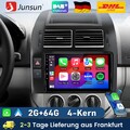 2+64G DAB+ Carplay Für VW Polo 9N 2001-2009 Android 13 Autoradio GPS Navi SWC BT