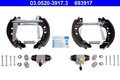 ATE Bremsbackensatz 03.0520-3917.3 für AUDI VW SEAT