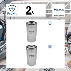 2x ORIGINAL® Meyle Kraftstofffilter für VW Passat Variant Passat Audi A4 Avant