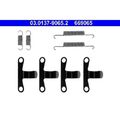 1x Zubehörsatz, Feststellbremsbacken ATE 03.0137-9065.2 passend für
