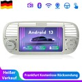 Autoradio Für Fiat 500 07-2015 Carplay Android13 GPS Nav WIFI BT SWC FM DAB+ 64G