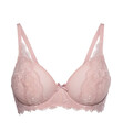 Damen ungepolstert Sexy Bügel-BH mit raffinierter Spitze Puder