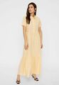 Y.A.S Baumwolle Maxikleid Gr. S (36) Streifen gelb / weiß Stufenrock € 55 Kleid