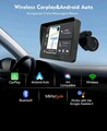 7" Wireless Apple CarPlay Android Auto Tragbar Touchscreen Autoradio Bluetooth