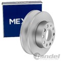 2X MEYLE BREMSSCHEIBEN 257mm HINTEN PASSEND FÜR AUDI A3 SEAT ALTEA TOLEDO SKODA