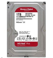 FESTPLATTE WESTERN DIGITAL RED WD10EFRX 1TB 7200U/min 16MB SATA III 3.5" Zoll