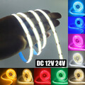 12V 24V COB LED Streifen Stripe Lichtband Lichtleiste Lichterkette Selbstklebend