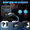 NEW Handsfree Bluetooth FM Transmitter Car Radio MP3 USB Player W6F4 M6N4