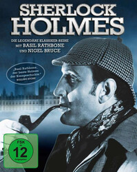 SHERLOCK HOLMES 1939 - 1946 - Basil Rathbone - 14 DVD BOX Klassiker Edition NEU