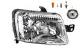 Scheinwerfer passend für Fiat Panda 169 08/2009 - H4 Rechts + Nebel + Leuchtmit.