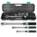 DREHMOMENTSCHLÜSSEL SET 5-25Nm 10-60Nm 20-200Nm 3-tlg. 1/4" 3/8" 1/2" SCHLÜSSEL