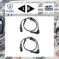 2x ORIGINAL® Meat & Doria Sensor, Raddrehzahl Vorne, Links, Rechts für Renault