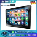 DAB+ 8-Core 9" Carplay Doppel 2 DIN Android 14 6+128G Autoradio GPS Navi RDS BT