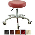 Rollhocker mit Bremse / Fußring Arbeitshocker Hocker Drehhocker Kosmetikhocker 