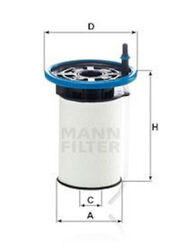 MANN-FILTER Kraftstofffilter für FIAT FIORINO/Kombi PANDA PUNTO QUBO TIPO