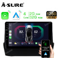 Wireless Carplay Android 14 Navi Radio DSP für Ford Fiesta bj. 2008-2016 2+32GB